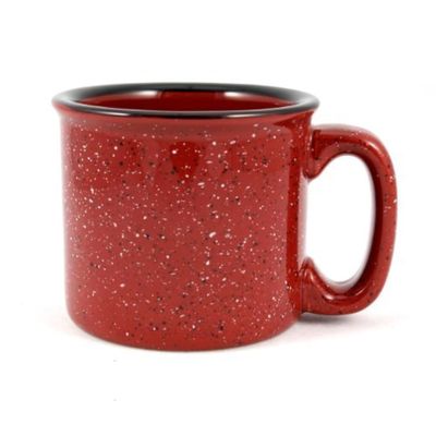 Marble Creek Ceramic Campfire Mug, 15oz (Burgundy)
