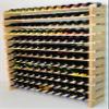 Modular Wine Rack Beechwood 48-144 Bottle Capacity 12 Bottles Across up to 12 Rows Newest Improved Model (144 Bottles - 12 Rows) view 2