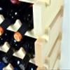 Modular Wine Rack Beechwood 48-144 Bottle Capacity 12 Bottles Across up to 12 Rows Newest Improved Model (144 Bottles - 12 Rows) view 3