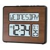 La Crosse Technology 513-1419BL-WA-INT Atomic Large Full Digital Calendar Clock view 1