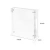 Isaac Jacobs Super Thick Acrylic Magnetic Block Frame, 4x4 inches view 3