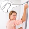 Outus 58 Pack Metal Curtain Hooks Pin-On Drapery Hooks 1.2 by 1 Inch for Window,Door,Shower Curtain(Silver) view 2