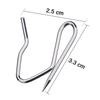 Outus 58 Pack Metal Curtain Hooks Pin-On Drapery Hooks 1.2 by 1 Inch for Window,Door,Shower Curtain(Silver) view 3