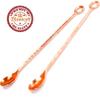 Copper mixing spoons set of 2 - copper plated stainless steel bar spoons with elegant ring on top. - Copper stirring spoon for Moscow mules view 3