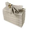 GFI LINEN CLUBS Flax Linen Cotton Cloth Dinner Napkin - Pack of 12 Natural Premium Napkins with Metered Corners, 18x18 Inch, Machine Washable, Reusable for Dining, Parties, Weddings & Everyday Use view 1