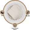 GFI LINEN CLUBS Flax Linen Cotton Cloth Dinner Napkin - Pack of 12 Natural Premium Napkins with Metered Corners, 18x18 Inch, Machine Washable, Reusable for Dining, Parties, Weddings & Everyday Use view 4