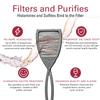 PureWine The Wand Wine Purifier - Red & White Wine Filters for Histamines & Sulfites, Sulfite Remover Sticks, Helps Allergies & Headaches, Gift Accessories for Women & Men - 8 Wands, Silver view 2
