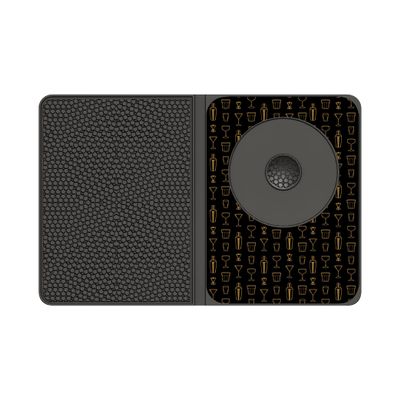 Talisman Designs Multi-Use Cocktail bar Mat, Black