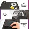 Talisman Designs Multi-Use Cocktail bar Mat, Black view 4