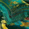LELVA Chinese Traditional Bedding Asian Bedding Queen with Dragon and Phoenix Bird Embroidery Duvet Cover Set 4pcs (King) view 3