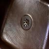 SinkSense 1.5" Grid Sink Drain in Aged Copper  No Overflow view 3