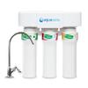 Aquasana Under Sink Water Filter System - Reduces PFAS, Lead, & Chlorine in Drinking Water - Under Counter Claryum Filtration for Kitchen - 3-Stage Max Flow - Chrome Faucet - AQ-5300+.56 view 1
