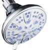 AquaDance Antimicrobial  Anti-Clog High-Pressure 6-Setting Shower Head with Microban Nozzle Protection from Growth of Mold, Mildew & Bacteria for Stronger Shower! 4" Sunset Blue view 1