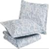 Laura Ashley - King Quilt Set, Soft Cotton Bedding with Reversible Design, Medium Weight for Year Round Use, 3 Piece Bed Set with Matching Pillowcases (Amberley Blue) view 2