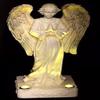 BRILLIANT AND MO Beautiful Praying Solar Angels with 2 Yellow LED Solar Angel Lights view 2