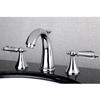 Aqua Eden KS2971WLL 8 in. Widespread Bathroom Faucet, Polished Chrome view 2