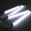 LED Display Lights, (4) Strip Light Bars for Display Case Shelf Showcase Bookshelf Kitchen Workbench, Plug-in Under Cabinet Lighting - (6000K, Cool White) view 2