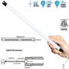 LED Display Lights, (4) Strip Light Bars for Display Case Shelf Showcase Bookshelf Kitchen Workbench, Plug-in Under Cabinet Lighting - (6000K, Cool White) view 4