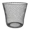 Essentials Wire Mesh Waste Basket (Black) view 1