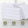Utopia Kitchen White Flour Sack Towels [12 Pack - 28 x 28 Inch] 100% Cotton Tea Towels for Cleaning & Drying - Highly Absorbent Kitchen Dish Cloth view 4
