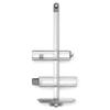 simplehuman Adjustable and Extendable Shower Caddy Large, Stainless Steel and Anodized Aluminum view 4