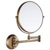 7Trees 8-Inch Retro Bathroom Folding Wall Mount Make-Up Mirror Flip Telescopic Beauty Mirror (Antique Brass) view 1
