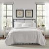 Laura Ashley - Twin Quilt Set, Reversible Cotton Bedding with Matching Sham, Pre-Washed Home Decor for Added Softness (Heirloom Crochet White, Twin) view 1