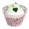 GOLF 100Pcs Cupcake Wrappers Artistic Bake Cake Paper Filigree Little Vine Lace Laser Cut Liner Baking Cup Wraps Muffin CaseTrays for Wedding Party Birthday Decoration (White) view 2