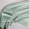 Madison Park Liquid Cotton Luxury Blanket Premium Soft Cozy 100% Ring Spun Cotton For Bed , Couch or Sofa, Twin, Sea Foam view 4