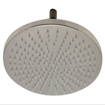 ALFI brand LED12R-BN Brushed Nickel 12" Round Multi Color LED Rain Shower Head, 11.75" L x 11.75" W x 0.38" H