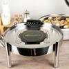 Restaurantware Induction Warming Unit for Compatible Chafers - 1000W - Adjustable - 1ct Box - Met Lux view 4