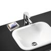 Ceramic Soap Dish Stainless Steel Soap Holder for Bathroom and Shower Double Layer Draining Soap Box view 2