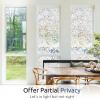 rabbitgoo Window Privacy Film, Rainbow Stained Glass Window Film, 3D Decorative Static Cling Coverings Non-Adhesive, Removable Glass Stickers for Home Door, Circle Design, 35.4" x 78.7" view 4