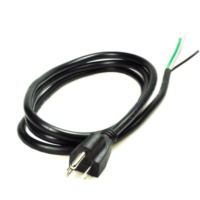 Pinfox 6ft 16 Gauge 3 Prong Heavy Duty Replacement Power Supply Cord Cable 110V 115V 120V Pigtail for Universal AC Appliance, NEMA 5-15 Plug US SJT 16AWG (12A)