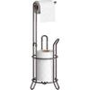 Simple Houseware Bathroom Toilet Tissue Paper Roll Storage Holder Stand, Bronze view 1