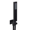 Ownace Square Solid Brass Oil Rubbed Black Hand Held Shower Head With Wall Connector and Hose Set view 1