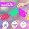 MexFabricSupplies 5 Pk Papel Picado Paper Banners Mexican Party Decorations for Cinco de Mayo, Day of The Dead, Birthdays, Mexican Flags, Taco Party 60 ft view 2