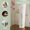 Maison d' Hermine Table Cloth Round Table 100% Cotton 63 Round Inches Tablecloth Reusable Decorative for Dining Room Farmhouse Home Valentines Day Decorations Spring Summer - Botanical Fresh view 3