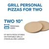 Napoleon Personal Sized Pizza Baking Stone Set - Two 10-inch Personal Pizza Baking Stones, For Use In Grill or Oven view 3