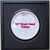 12" Drum Head Display Frame Set Black Frame Easy Mount (Black Matting) view 1