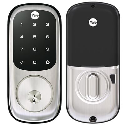Yale Assure Deadbolt Lock with Touchscreen, Satin Nickel Digital Non-Connected Entry Door Lock with Electronic Keypad and Back-Up Key, YRD226NR619