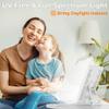 Fitfirst Light Lamp, 10000 Lux Sun Lamp, Gift for Women, 3 Color Temperature, 4 Brightness Levels, 15-60min Timer, Touch Control LED Lamp for Indoor/Office with Adapter view 2