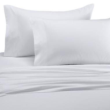 800 Thread Count Four (4) Piece Olympic Queen Size White Solid Bed Sheet Set, 100% Egyptian Cotton, Premium Hotel Quality