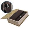 Barska Antique Map Book Safe with Key Lock  Hidden Diversion Lock Box with Magnetic Closure  Concealed Steel Compartment for Cash, Jewelry, and Valuables  Home or Office Security view 2