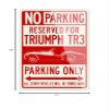 Triumph TR3 Convertible 1955-1962 Reserved Parking Only Aluminum Sign - 12 by 18 inches (1, Large) - Great British Classic Car Gift view 2