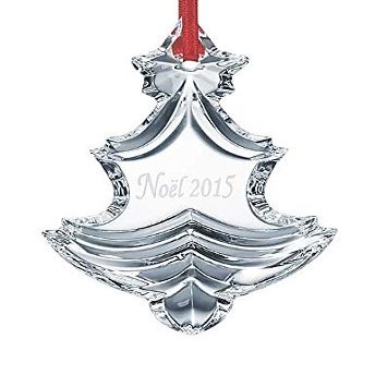Baccarat 2015 Annual Edition Noel Ornament, Clear