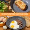 DaTerra Cucina - 9.5" Nonstick Ceramic Frying Pan - Made in Italy, Oven Safe and Compatible with Gas, Induction and Electric Stovetops - High Heat Resistant Nonstick Cookware, Dishwasher Safe view 3