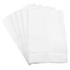 CleverDelights White Linen Hemstitched Hand Towels - 6 Pack - 14" x 22" - Fingertip Towel view 1