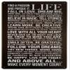 ARTCLUB Find a Passion and Pursue It Life Fall In Love Dream Big Inspirational Metal Tin Sign, Fun Saying Art Poster Plaque Home Wall Decor view 1