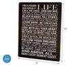 ARTCLUB Find a Passion and Pursue It Life Fall In Love Dream Big Inspirational Metal Tin Sign, Fun Saying Art Poster Plaque Home Wall Decor view 2